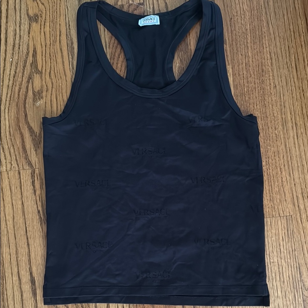 Versace Sport Black Tank Top